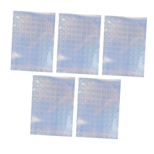 SOIMISS 5 Blätter Wasserfestes Fotopapier Glänzend Farbig Pet Material Hochglänzend Bedruckbar für Tintenstrahldrucker für Foto und Bastelprojekte von SOIMISS