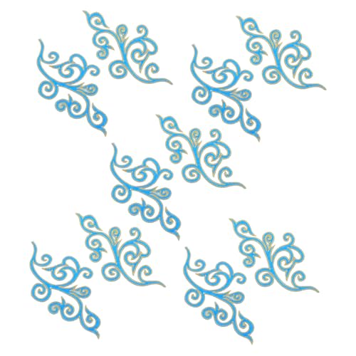 SOIMISS 5 Paare Bestickte Applikationen Wolkenmuster Vintage Stickerei Patch zum Aufnähen für Hochzeitskleider Cheongsam Kostüm Bühnenoutfits Lakeblau Dekorative Nähzubehör SOIMISS 5 Paare Bestickte Applikationen Wolkenmuster Vintage Stickerei Patch zum Aufnähen für Hochzeitskleider Cheongsam Kostüm Bühnenoutfits Lakeblau Dekorative Nähzubehör von SOIMISS