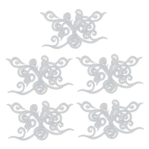 SOIMISS 5 Paare Bestickte Wolken Applikationen Barocke Bügelflicken Aufnähen Vielseitige Verzierungen für Hochzeitskleider Bühnenoutfits und Diy Nähprojekte Silberfarbene Stoffpatches SOIMISS 5 Paare Bestickte Wolken Applikationen Barocke Bügelflicken Aufnähen Vielseitige Verzierungen für Hochzeitskleider Bühnenoutfits und Diy Nähprojekte Silberfarbene Stoffpatches von SOIMISS