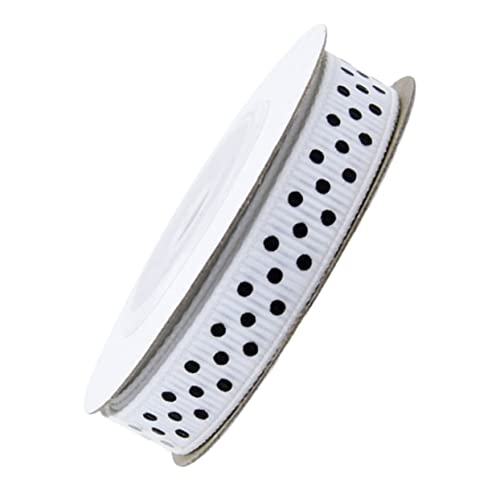 SOIMISS 5 Rollen Dotted Ripsband Weißes Geschenkband für DIY Partydekoration Bastelprojekte Elegantes Dekoband für Schleifen Haarschleifen Hochzeiten SOIMISS 5 Rollen Dotted Ripsband Weißes Geschenkband für DIY Partydekoration Bastelprojekte Elegantes Dekoband für Schleifen Haarschleifen Hochzeiten von SOIMISS