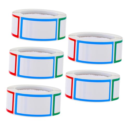 SOIMISS 5 Rollen Selbstklebende Etiketten für Flaschen und Vorratsdosen Multifunktionale Klassifizierungsaufkleber Kompakte für Küchenaufbewahrung und DIY Beschriftung SOIMISS 5 Rollen Selbstklebende Etiketten für Flaschen und Vorratsdosen Multifunktionale Klassifizierungsaufkleber Kompakte für Küchenaufbewahrung und DIY Beschriftung von SOIMISS