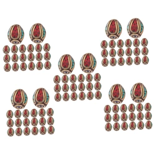 SOIMISS 5 Sätze Handgefertigte Buddha Perlen Nepal Messing Spacer Perlen Mit Bohrung Für Schmuckherstellung Für Diy Projekte Und Kreative Bastelarbeiten 20 Stück * 5 SOIMISS 5 Sätze Handgefertigte Buddha Perlen Nepal Messing Spacer Perlen Mit Bohrung Für Schmuckherstellung Für Diy Projekte Und Kreative Bastelarbeiten 20 Stück * 5 von SOIMISS