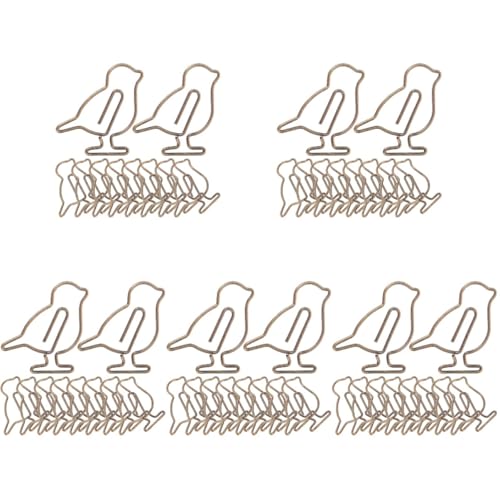 SOIMISS 5 Sätze Kreative Büroklammern Form Von Vögeln Dekorative Metallklammern Für Dokumente Und Vielseitig Einsetzbar Für Büro Und Zuhause 20 Stück * 5 SOIMISS 5 Sätze Kreative Büroklammern Form Von Vögeln Dekorative Metallklammern Für Dokumente Und Vielseitig Einsetzbar Für Büro Und Zuhause 20 Stück * 5 von SOIMISS