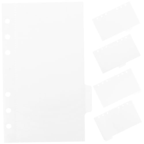 SOIMISS 5 Stück Budget Organizer Nachfüllset Wiederverwendbare Budget Taschen für Loose Leaf Ordner Praktische Geldfächer für Haushalt und Reise Kompatibel mit Notizbuch Planern von SOIMISS