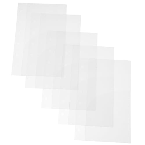 SOIMISS 5 Stück Budget Taschen für Budget Binder Wiederverwendbare Klarsichthüllen für Transparente Doppel PP Geldumschläge für Tägliche Nutzung und Organisation von von SOIMISS
