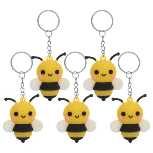 SOIMISS 5 Stück Cartoon biene Schlüsselanhänger Süßer Anhänger Leichte Deko für Taschen Rucksäcke Schlüssel Kreative Accessoires Geschenkidee SOIMISS 5 Stück Cartoon biene Schlüsselanhänger Süßer Anhänger Leichte Deko für Taschen Rucksäcke Schlüssel Kreative Accessoires Geschenkidee von SOIMISS