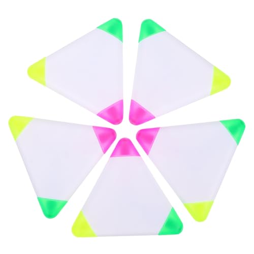 SOIMISS 5 Stück Ergonomische Dreieckige Textmarker in Leuchtenden Farben Fluoreszierende Marker für Schüler Komfortabler Griff Farbige Lernhilfen Langlebige Markierstifte für Schule und SOIMISS 5 Stück Ergonomische Dreieckige Textmarker in Leuchtenden Farben Fluoreszierende Marker für Schüler Komfortabler Griff Farbige Lernhilfen Langlebige Markierstifte für Schule und von SOIMISS