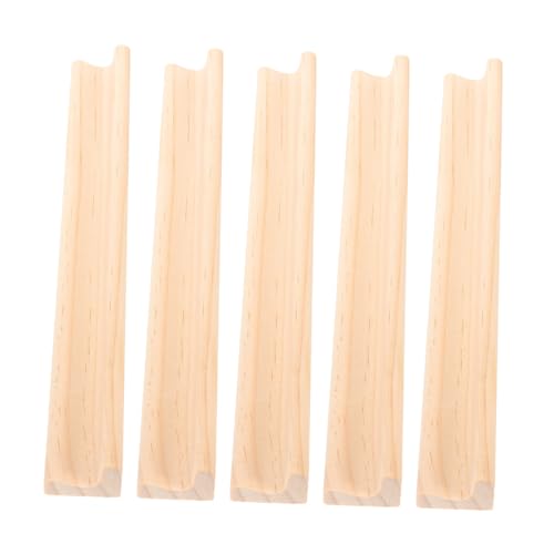 SOIMISS 5 Stück Holz Domino Halter Stabile Basis Elegantes Naturholz Design Vielseitig Für Mexican Train Mahjong Spielsteine Karten Organizer SOIMISS 5 Stück Holz Domino Halter Stabile Basis Elegantes Naturholz Design Vielseitig Für Mexican Train Mahjong Spielsteine Karten Organizer von SOIMISS