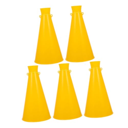 SOIMISS 5 Stück Jubelhorn Jubelrequisiten Kleines Plastik Trompeten Cheerleader Trompete Cheerleading Trompete Abs Gelb SOIMISS 5 Stück Jubelhorn Jubelrequisiten Kleines Plastik Trompeten Cheerleader Trompete Cheerleading Trompete Abs Gelb von SOIMISS