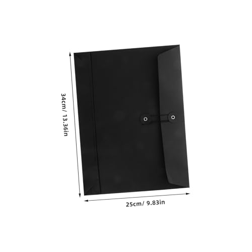 SOIMISS 5 Stück Kraftpapier Dokumententaschen mit Knopf schnur verschluss Stabile Aktenordner Umschläge für Büro Vielseitige Aufbewahrung Elegantes Design Praktische Dokumentenorganizer von SOIMISS