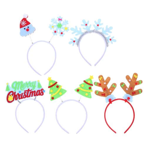 SOIMISS 5 Stück Leuchtendes Weihnachts-Stirnband leuchten weihnachtsstirnbänder strahlende Schneeflockenkopfbedeckung glühendes Haarband strahlende Weihnachtshaarzubehör das Haustier SOIMISS 5 Stück Leuchtendes Weihnachts-Stirnband leuchten weihnachtsstirnbänder strahlende Schneeflockenkopfbedeckung glühendes Haarband strahlende Weihnachtshaarzubehör das Haustier von SOIMISS