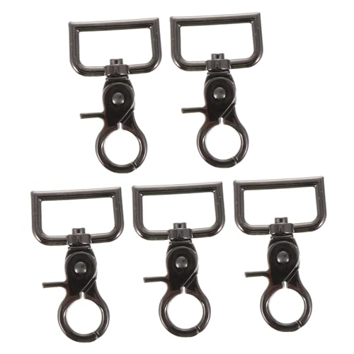 SOIMISS 5 Stück Teiliges Drehbare Schnapphaken Karabinerhaken aus Metall für Gepäck und Hundeleinen DIY Zubehör Langlebig und Vielseitig für Taschen SOIMISS 5 Stück Teiliges Drehbare Schnapphaken Karabinerhaken aus Metall für Gepäck und Hundeleinen DIY Zubehör Langlebig und Vielseitig für Taschen von SOIMISS