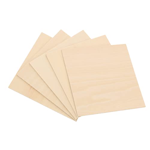 SOIMISS 5 Stück Teiliges Dünne Holzplatten Unbehandelte Holzscheiben für Gravur und DIY Bastelarbeiten Glatte Oberfläche ohne Splitter Langlebiges Holz für Handwerk und Modellbau SOIMISS 5 Stück Teiliges Dünne Holzplatten Unbehandelte Holzscheiben für Gravur und DIY Bastelarbeiten Glatte Oberfläche ohne Splitter Langlebiges Holz für Handwerk und Modellbau von SOIMISS