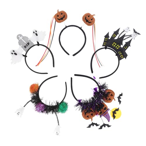 SOIMISS 5 Stück Teiliges Halloween Party Set Haarreifen mit Katzenohren und Kürbis Verstellbare Leichte Kopfbedeckung Leuchtenden Farben Geeignet für Erwachsene für Cosplay Festlichkeiten SOIMISS 5 Stück Teiliges Halloween Party Set Haarreifen mit Katzenohren und Kürbis Verstellbare Leichte Kopfbedeckung Leuchtenden Farben Geeignet für Erwachsene für Cosplay Festlichkeiten von SOIMISS