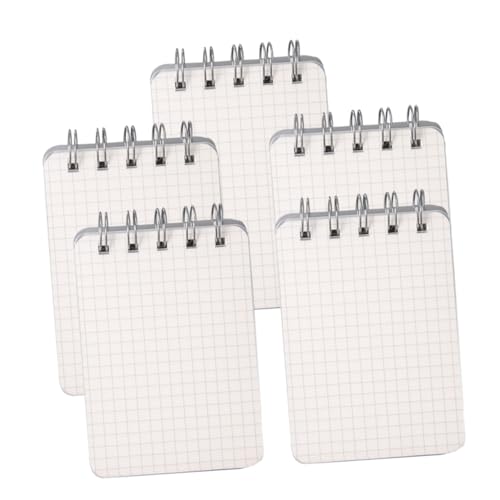 SOIMISS 5 Stück Teiliges Mini Spiralnotizbuch Lose Ringbindung Portabel Leere Blätter Vielseitige Memo Pads für Schule DIY Notizen und Lernkarten Handliches Format Kariert SOIMISS 5 Stück Teiliges Mini Spiralnotizbuch Lose Ringbindung Portabel Leere Blätter Vielseitige Memo Pads für Schule DIY Notizen und Lernkarten Handliches Format Kariert von SOIMISS