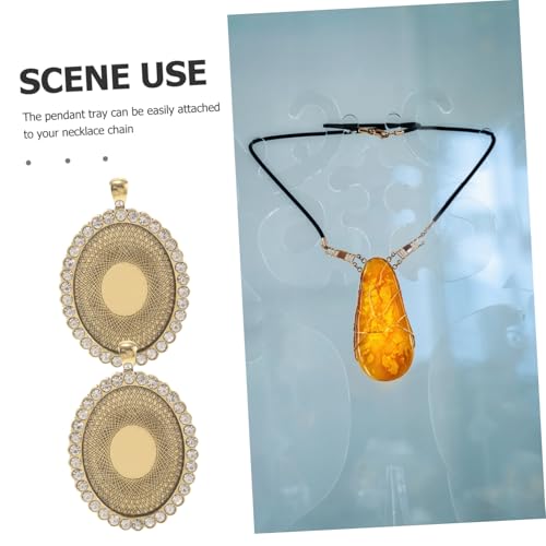 SOIMISS 5 Stück Teiliges Ovaler Anhänger böden aus Langlebiger DIY Schmuckanhänger mit Abgerundeten Kanten für Kreative Schmuckherstellung und Individuelle Halsketten SOIMISS 5 Stück Teiliges Ovaler Anhänger böden aus Langlebiger DIY Schmuckanhänger mit Abgerundeten Kanten für Kreative Schmuckherstellung und Individuelle Halsketten von SOIMISS