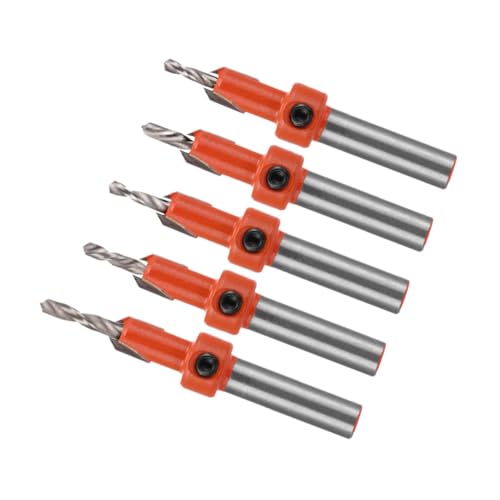 SOIMISS 5 Stück Teiliges Senkbohrer Set für Holz mit Stufendesign Präzise Senkbohrer aus Langlebiger Legierung Selbstschneidend für Möbelmontage und Holzarbeiten SOIMISS 5 Stück Teiliges Senkbohrer Set für Holz mit Stufendesign Präzise Senkbohrer aus Langlebiger Legierung Selbstschneidend für Möbelmontage und Holzarbeiten von SOIMISS