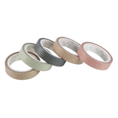 SOIMISS 5 Stück Teiliges Washi Tape Farbiges Papier Klebeband Umweltfreundlich Vielseitig für Fotoalben Journale Wandkunst Leicht Abziehbar ohne Rückstände Tragbar DIY Dekoration SOIMISS 5 Stück Teiliges Washi Tape Farbiges Papier Klebeband Umweltfreundlich Vielseitig für Fotoalben Journale Wandkunst Leicht Abziehbar ohne Rückstände Tragbar DIY Dekoration von SOIMISS