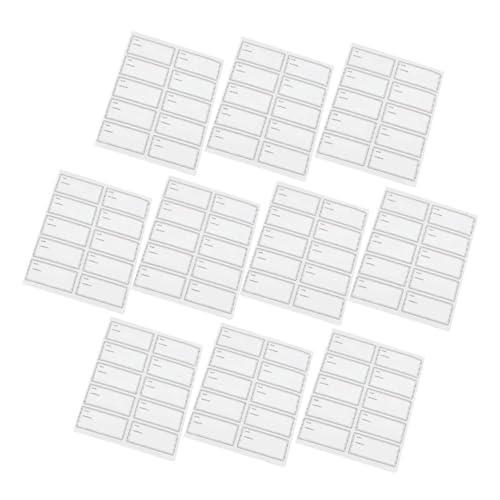 SOIMISS 50 Blatt Abnehmbare Wasserdichte Rechteckige Etiketten für Lebensmittelbehälter und Flaschen mit Datumsmarkierung Selbstklebende Aufkleber für Konserven und Vorratsgläser SOIMISS 50 Blatt Abnehmbare Wasserdichte Rechteckige Etiketten für Lebensmittelbehälter und Flaschen mit Datumsmarkierung Selbstklebende Aufkleber für Konserven und Vorratsgläser von SOIMISS