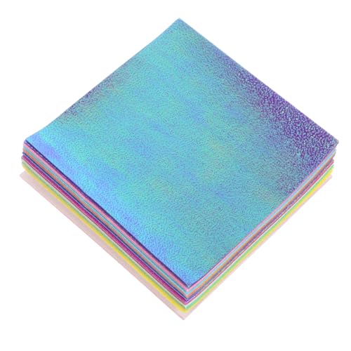 SOIMISS 50 Stück Buntes Faltpapier Originell Glänzende Bastelpapiere für DIY und Origami Sichere Reißfeste Materialien für Kreative Projekte zu Hause Festen von SOIMISS
