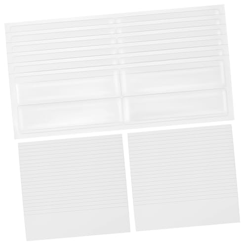 SOIMISS 50 Stück Etikettenpapier Für Tüten Transparente Etiketten Lageretiketten Für Behälter Bücherregal-etiketten Verschieben Von Etiketten Selbstklebende Etikettenhalter Tasche Pvc von SOIMISS