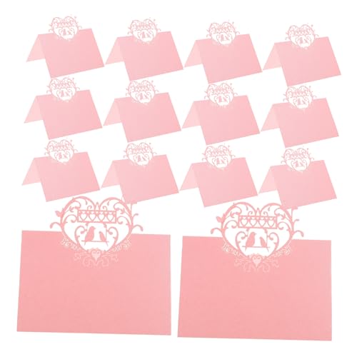 SOIMISS 50 Stück Hochzeit Platzkarten Love Bird Design Romantische Tischkarten für Verlobungsfeier Brautparty Elegante Namensschilder aus Stabilem Karton für Festliche Tischdekoration SOIMISS 50 Stück Hochzeit Platzkarten Love Bird Design Romantische Tischkarten für Verlobungsfeier Brautparty Elegante Namensschilder aus Stabilem Karton für Festliche Tischdekoration von SOIMISS