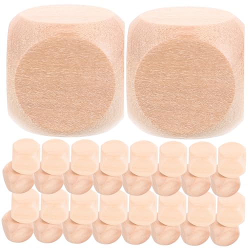 SOIMISS 50 Stück Holz Würfel Blanko Set Seitig Quadratisch für Basteln DIY Holzklötze Puzzle Zahlenbausteine Holzwürfel Blanko Holzblock Spielwürfel SOIMISS 50 Stück Holz Würfel Blanko Set Seitig Quadratisch für Basteln DIY Holzklötze Puzzle Zahlenbausteine Holzwürfel Blanko Holzblock Spielwürfel von SOIMISS