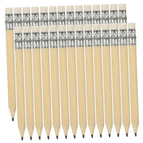 SOIMISS 50 Stück Holzbleistifte mit Radiergummi Kurzbleistifte für Zeichenwerkzeug für Kreative Ergonomisches Design Schule und Zuhause SOIMISS 50 Stück Holzbleistifte mit Radiergummi Kurzbleistifte für Zeichenwerkzeug für Kreative Ergonomisches Design Schule und Zuhause von SOIMISS
