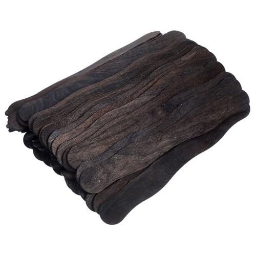 SOIMISS 50 Stück Holzstäbchen Basteln Eisstäbchen Diy Sticks Langlebig Sicher für Eiscreme Fans Handwerk Kuchen Zubehör Robust von SOIMISS
