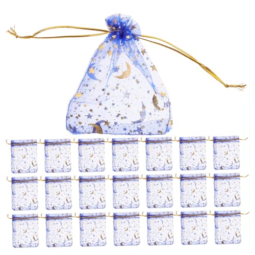 SOIMISS 50 Stück Kleine Mesh Geschenkbeutel mit Zugband Organza Beutel mit Mond und Sternenmotiv Netzstruktur Vielseitig für Schmuck Süßigkeiten und Partygeschenke SOIMISS 50 Stück Kleine Mesh Geschenkbeutel mit Zugband Organza Beutel mit Mond und Sternenmotiv Netzstruktur Vielseitig für Schmuck Süßigkeiten und Partygeschenke von SOIMISS