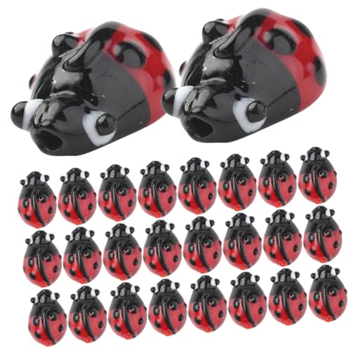 SOIMISS 50 Stück Ladybug DIY Bastelperlen Dekorative Schmuckperlen für Armbänder und Kreative Bastelprojekte Leuchtend Rotes Perlen für Einzigartige Handarbeiten SOIMISS 50 Stück Ladybug DIY Bastelperlen Dekorative Schmuckperlen für Armbänder und Kreative Bastelprojekte Leuchtend Rotes Perlen für Einzigartige Handarbeiten von SOIMISS