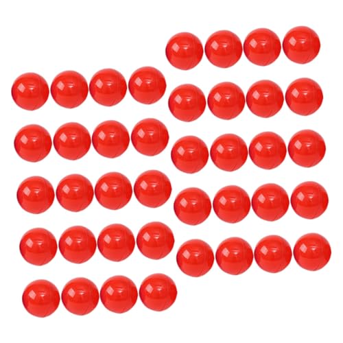 SOIMISS 50 Stück Lotteriekugelformen Perlmuttartige Weiche Spielbälle Bunte Bingo Bälle Goldene Große Pflückbälle Für Partys Pastellfarbene Kaugummibälle Interessante von SOIMISS