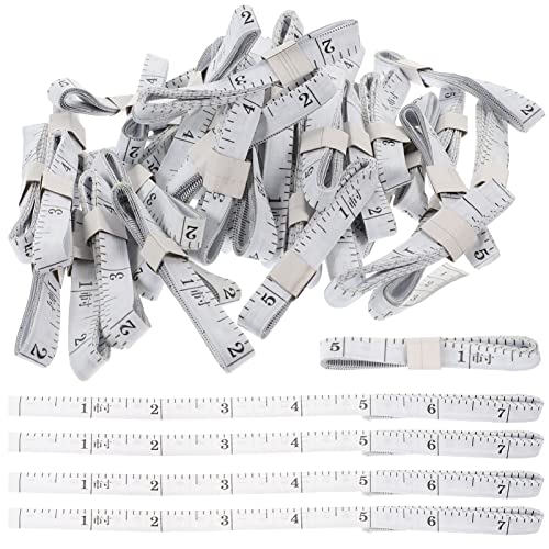 SOIMISS 50 Stück Maßband Buntes Flexibles Schneidermaß für Stoffe Kompaktes Leichtes Tape Measure für Kreative Nähprojekte und Zufällige Farbe Zufällige Farbe von SOIMISS