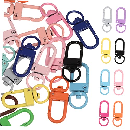SOIMISS 50 Stück Metallische Drehverschlüsse Langlebige Karabinerhaken für DIY Projekte Farbenfrohe Schlüsselanhänger Robustes Design für Taschen und Schmuckherstellung SOIMISS 50 Stück Metallische Drehverschlüsse Langlebige Karabinerhaken für DIY Projekte Farbenfrohe Schlüsselanhänger Robustes Design für Taschen und Schmuckherstellung von SOIMISS
