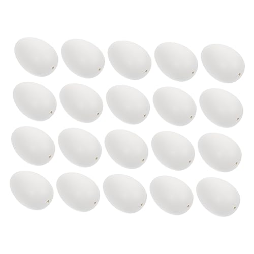 SOIMISS 50 Stück Ostereier Deko Diy Unbemalte Kunststoff Eier zum Aufhängen für Kreative Osterdekoration für Bastelprojekte und Fröhliche Festtagsatmosphäre SOIMISS 50 Stück Ostereier Deko Diy Unbemalte Kunststoff Eier zum Aufhängen für Kreative Osterdekoration für Bastelprojekte und Fröhliche Festtagsatmosphäre von SOIMISS
