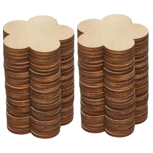 SOIMISS 50 Stück Pflaumenholzspäne Zum Aufhängen Für Hochzeiten Bastelarbeiten Verlobungsfeiern Dekorationen Für Hochzeiten Junggesellinnenabschiede Ornament Unbehandeltes Holz von SOIMISS