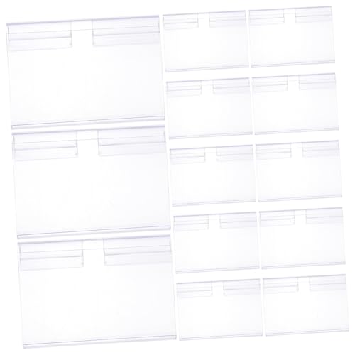 SOIMISS 50 Stück Preisschildhalter Transparent Stabile Etikettenhalter für Regale Vielseitig Wiederverwendbar Preisschildständer für Supermarkt Laden Verkaufsdisplay SOIMISS 50 Stück Preisschildhalter Transparent Stabile Etikettenhalter für Regale Vielseitig Wiederverwendbar Preisschildständer für Supermarkt Laden Verkaufsdisplay von SOIMISS