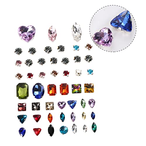 SOIMISS 50 Stück Rhinestones im Teardrop Design Bunte Krallensteine mit Flacher Metallbasis zum Aufnähen Kleidung und DIY Projekte Vielseitiges Dekorationszubehör für Kreative SOIMISS 50 Stück Rhinestones im Teardrop Design Bunte Krallensteine mit Flacher Metallbasis zum Aufnähen Kleidung und DIY Projekte Vielseitiges Dekorationszubehör für Kreative von SOIMISS