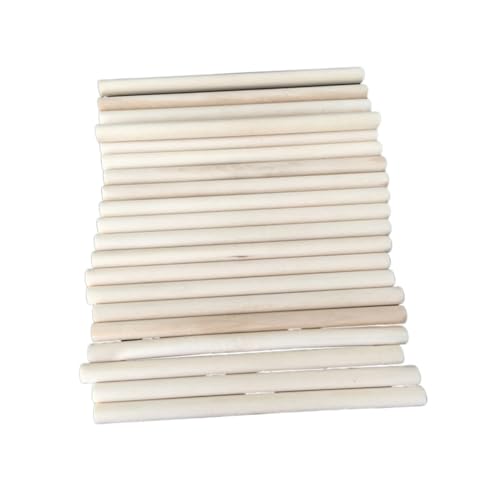SOIMISS 50 Stück Runde Holzstäbe Naturbelassene DIY Bastelstäbe Stabile Holzstäbe zum Modellbau und Kunstprojekte Vielseitiges Holzstab Material für Handwerk und Dekoration SOIMISS 50 Stück Runde Holzstäbe Naturbelassene DIY Bastelstäbe Stabile Holzstäbe zum Modellbau und Kunstprojekte Vielseitiges Holzstab Material für Handwerk und Dekoration von SOIMISS