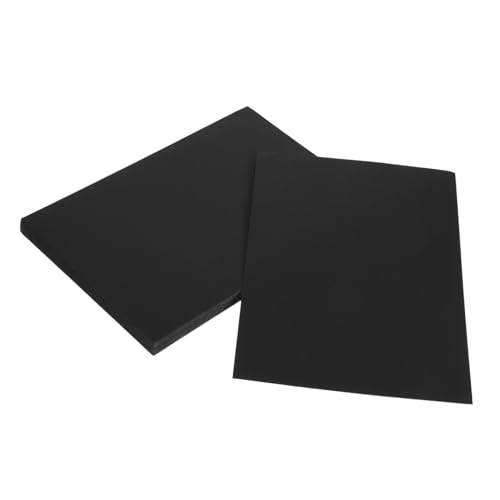 SOIMISS 50 Stück Schwarzes Kartonpapier Schwerer Glatter Fotokarton für DIY Bastelarbeiten Präzise Schnitte Robustes Dickes Papier für Scrapbooking Poster und Halloween Dekorationen von SOIMISS