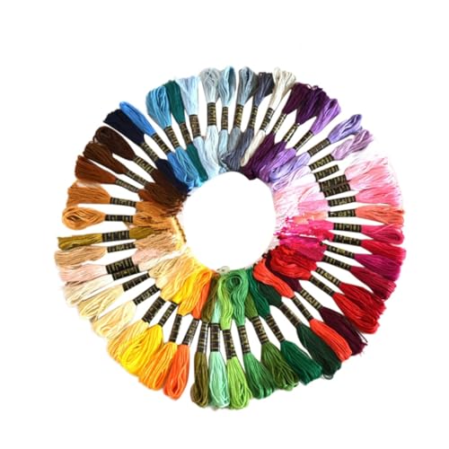 SOIMISS 50 Stück Stickgarn in Farben Hochwertige Stickgarne für Bastelprojekte Kreuzstich und Handarbeiten für Anfänger und Kreative SOIMISS 50 Stück Stickgarn in Farben Hochwertige Stickgarne für Bastelprojekte Kreuzstich und Handarbeiten für Anfänger und Kreative von SOIMISS