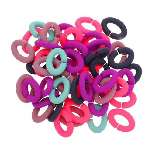 SOIMISS 50 Stück Teiliges Acryl C förmiges Verbindungsringe für Schmuckherstellung Bunte DIY Ringe für Ohrringe Armbänder Leichte Rostfreie Schmuckverbinder für Bastelprojekte SOIMISS 50 Stück Teiliges Acryl C förmiges Verbindungsringe für Schmuckherstellung Bunte DIY Ringe für Ohrringe Armbänder Leichte Rostfreie Schmuckverbinder für Bastelprojekte von SOIMISS