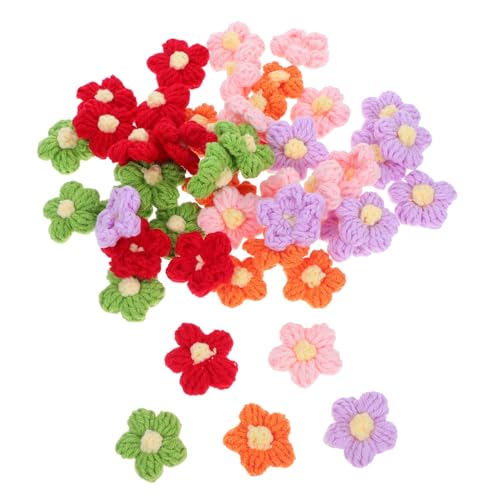 SOIMISS 50 Stück Teiliges Häkelblumen Handgefertigte Blumenapplikationen Bunte Häkelblüten für DIY Kleidung Haarspangen Partydeko Handwerksprojekte in Gelb Rot Orange Rosa Grün SOIMISS 50 Stück Teiliges Häkelblumen Handgefertigte Blumenapplikationen Bunte Häkelblüten für DIY Kleidung Haarspangen Partydeko Handwerksprojekte in Gelb Rot Orange Rosa Grün von SOIMISS