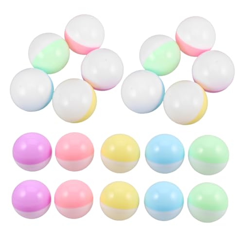SOIMISS 50 Stück Teiliges Halbdurchsichtige Macaron Farbige Füllbare Kunststoffkapseln für Automaten Wiederverwendbare Runde Behälter für Süßigkeiten Partygeschenke und Diy Dekoration SOIMISS 50 Stück Teiliges Halbdurchsichtige Macaron Farbige Füllbare Kunststoffkapseln für Automaten Wiederverwendbare Runde Behälter für Süßigkeiten Partygeschenke und Diy Dekoration von SOIMISS