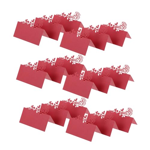 SOIMISS 50 Stück Teiliges Hochzeitsplatzkarten mit Rosenmotiv Beschreibbare Tischkarten aus Robustem Perlglanzpapier Personalisierte Einladungskarten für Hochzeit Bankett Party Vielseitig SOIMISS 50 Stück Teiliges Hochzeitsplatzkarten mit Rosenmotiv Beschreibbare Tischkarten aus Robustem Perlglanzpapier Personalisierte Einladungskarten für Hochzeit Bankett Party Vielseitig von SOIMISS