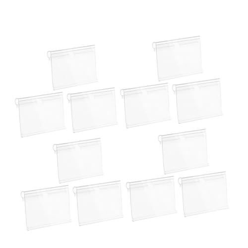 SOIMISS 50 Stück Teiliges PVC Transparent Stabiler Preisschildhalter für Drahtregale Einfache Befestigung Vielseitig Einsetzbar für Supermärkte Einzelhandel und Verkaufsregale SOIMISS 50 Stück Teiliges PVC Transparent Stabiler Preisschildhalter für Drahtregale Einfache Befestigung Vielseitig Einsetzbar für Supermärkte Einzelhandel und Verkaufsregale von SOIMISS