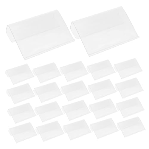 SOIMISS 50 Stück Transparente PVC Etikettenhalter für Regale Wiederverwendbare Preisschild Clips aus Robustem Kunststoff Geeignet für Einzelhandel Supermarkt und Lager Vielseitige Draht SOIMISS 50 Stück Transparente PVC Etikettenhalter für Regale Wiederverwendbare Preisschild Clips aus Robustem Kunststoff Geeignet für Einzelhandel Supermarkt und Lager Vielseitige Draht von SOIMISS