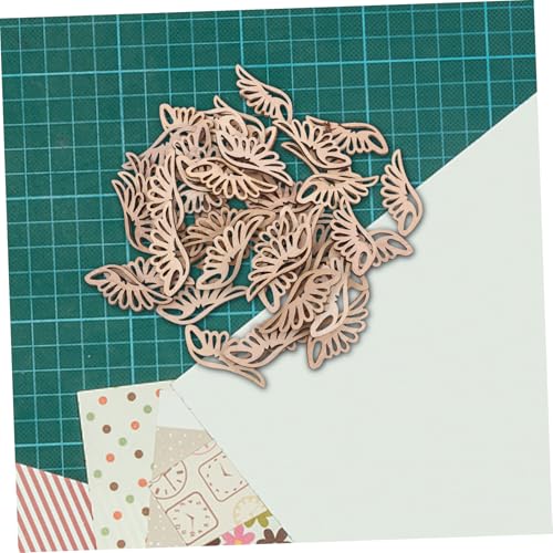 SOIMISS 50 Stück Unbehandelte Holzflügel Anhänger Engelsflügel Holzscheiben für DIY Bastelprojekte Weihnachten Hochzeit Baumschmuck Landhausdekoration SOIMISS 50 Stück Unbehandelte Holzflügel Anhänger Engelsflügel Holzscheiben für DIY Bastelprojekte Weihnachten Hochzeit Baumschmuck Landhausdekoration von SOIMISS