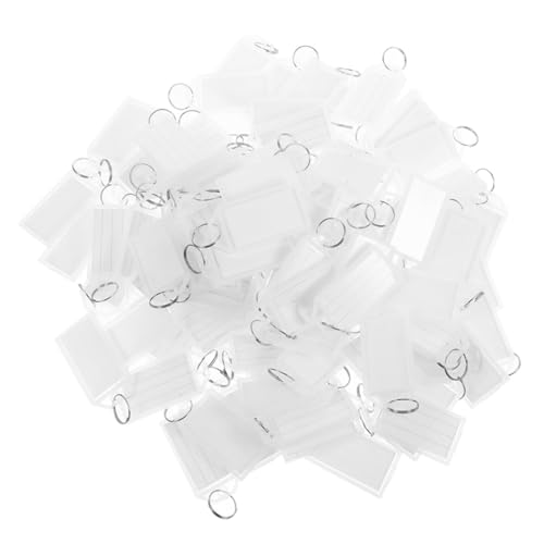 SOIMISS 50 Stück Weiße Kunststoff Gepäckanhänger mit Spaltring Wasserfest Beschriftbare Blanko Etiketten für Koffer Schlüssel Reisegepäck Vielseitig Einsetzbar für Reise und Alltag SOIMISS 50 Stück Weiße Kunststoff Gepäckanhänger mit Spaltring Wasserfest Beschriftbare Blanko Etiketten für Koffer Schlüssel Reisegepäck Vielseitig Einsetzbar für Reise und Alltag von SOIMISS