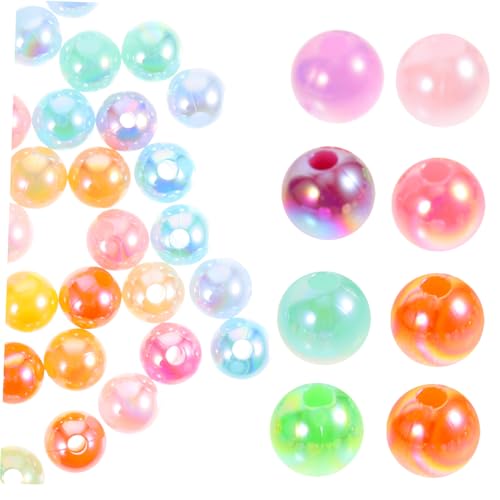 SOIMISS 500 Stück Bunte Kleine Perlen Imitations perlen zum Auffädeln Glatte Oberfläche DIY Schmuckherstellung für Armbänder Halsketten Pastellfarben Vielseitiges Bastelzubehör von SOIMISS
